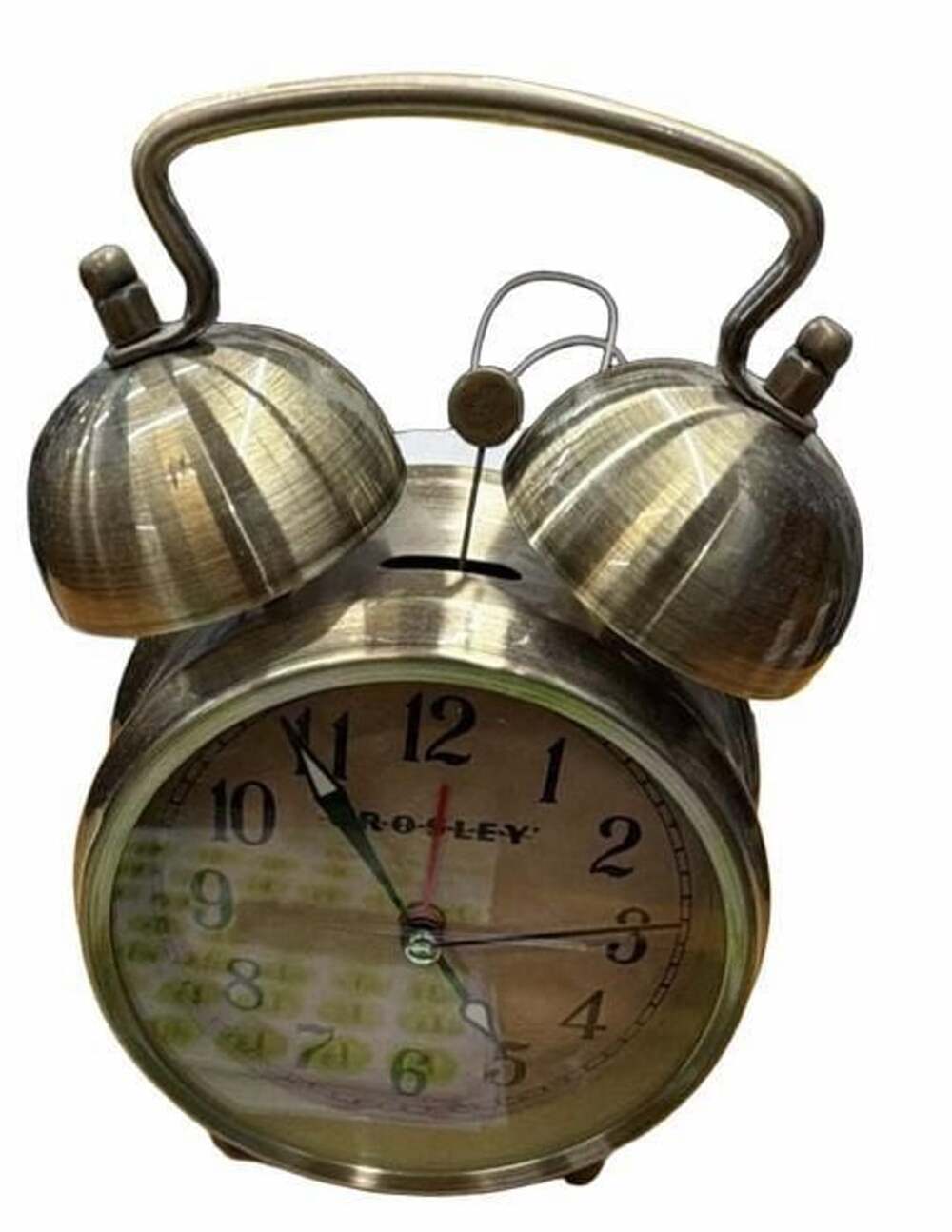 Crosley Vintage Style Twin Bell Metal Alarm Clock